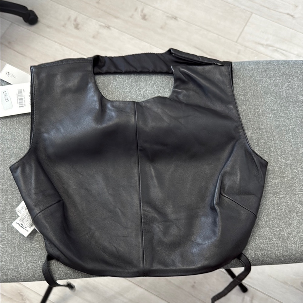 Zara Black Leather Women's shirt